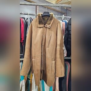 Men's Brown Lamb Shearling Coat